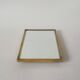 brass mirror to stand 11.5 x 17.5 cm