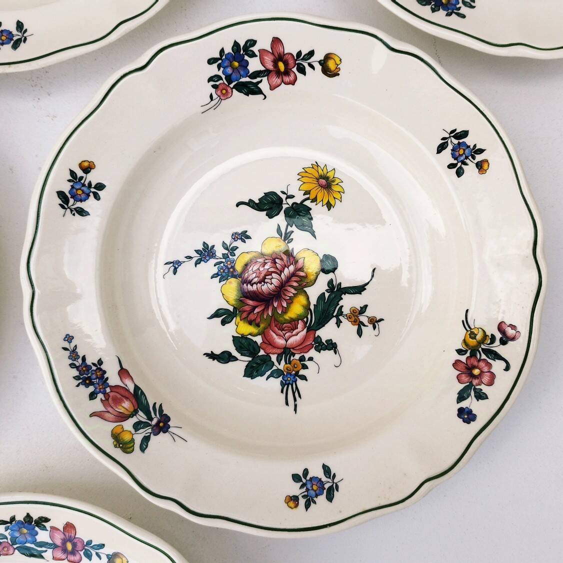 6 Villeroy & Boch Vieux Strasbourg vintage N° 1 soup plates