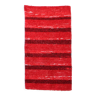 Tapis artisanal tissé main - 65 x 120 cm - rouge