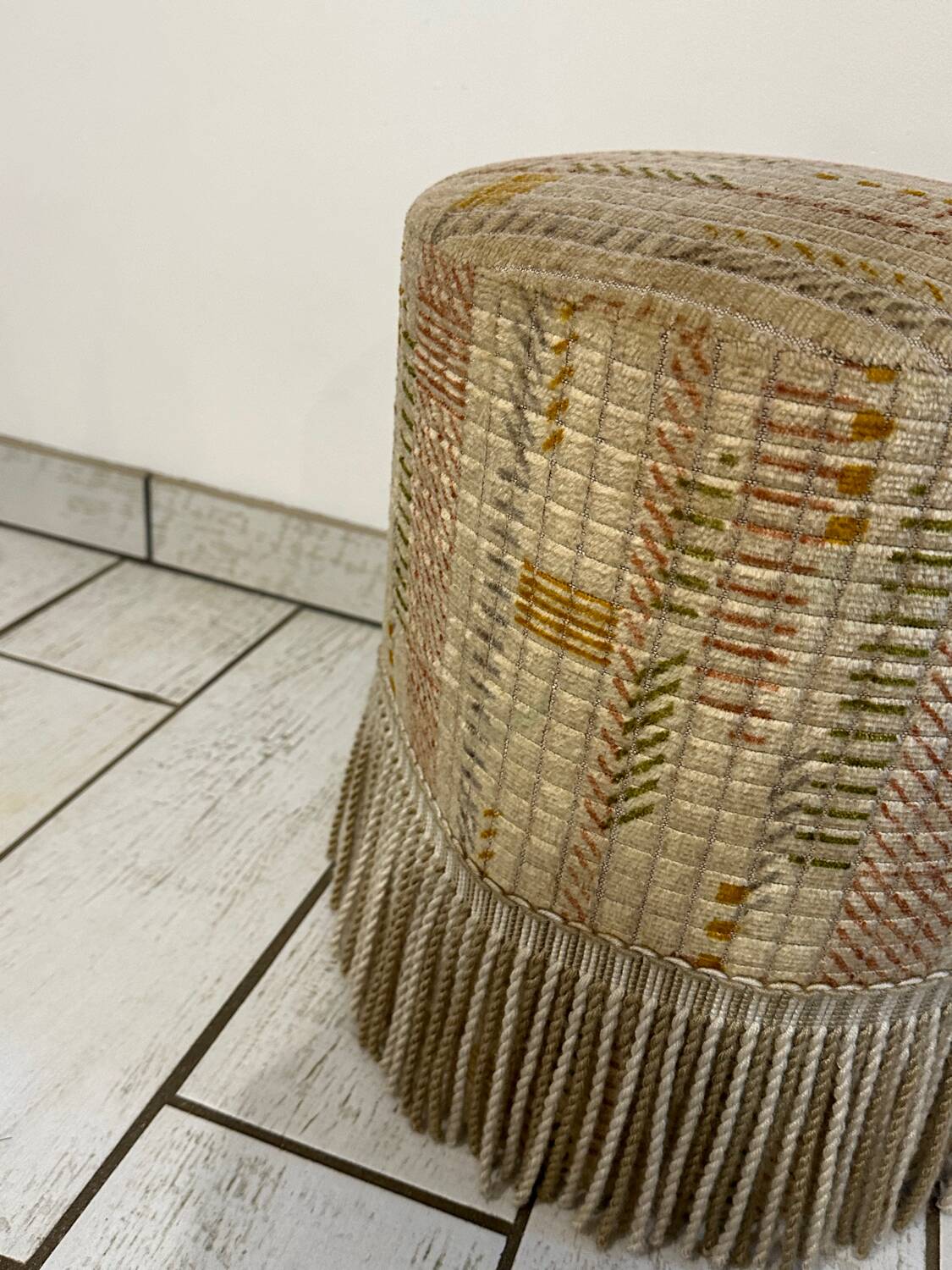 Vintage toad footstool