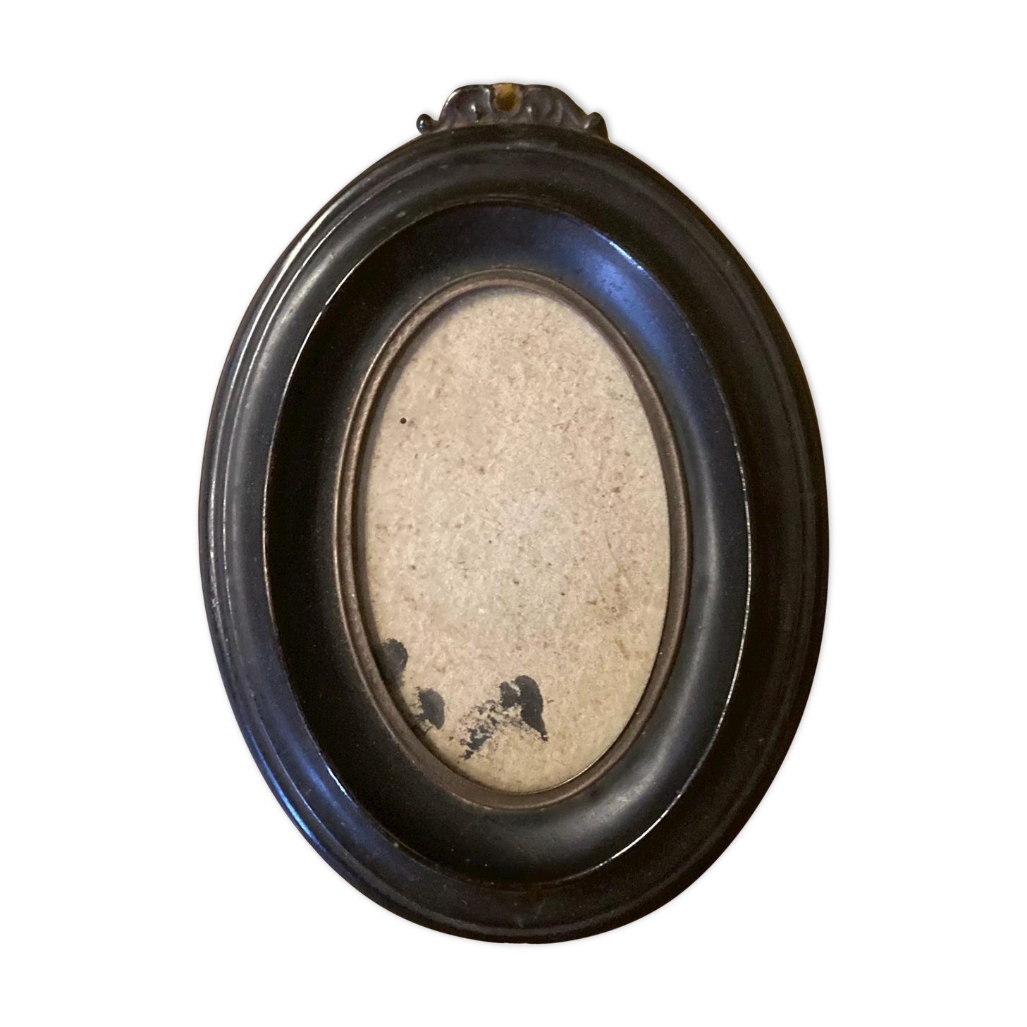 Blackened brass Nap III frame.