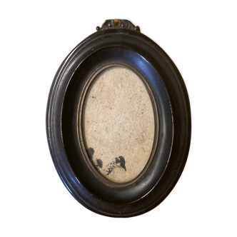 Blackened brass Nap III frame.