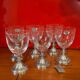 12 Crystal stemmed glasses - Manor Pewter - new