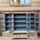 Solid elm display case