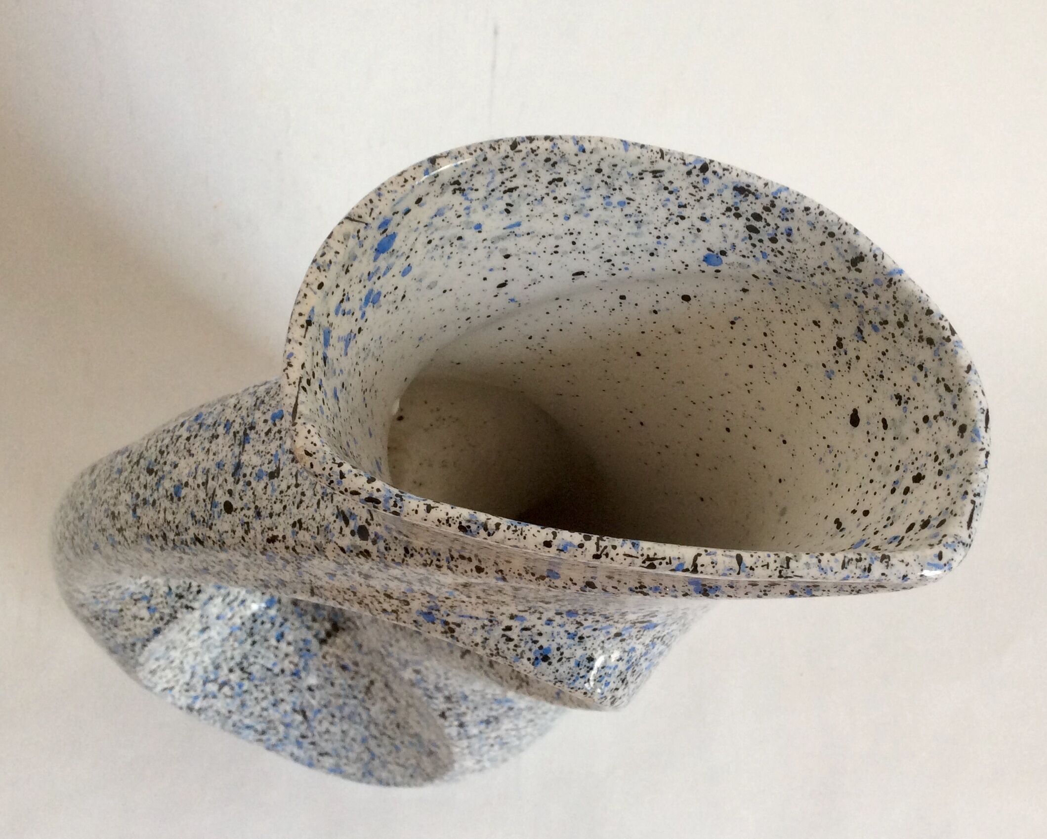 Vase ceramic by Roberto Rigon, Italy 70 years
