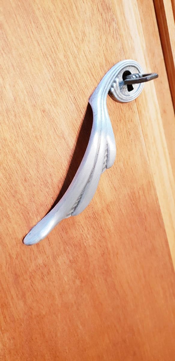 Vintage asymmetrical wardrobe