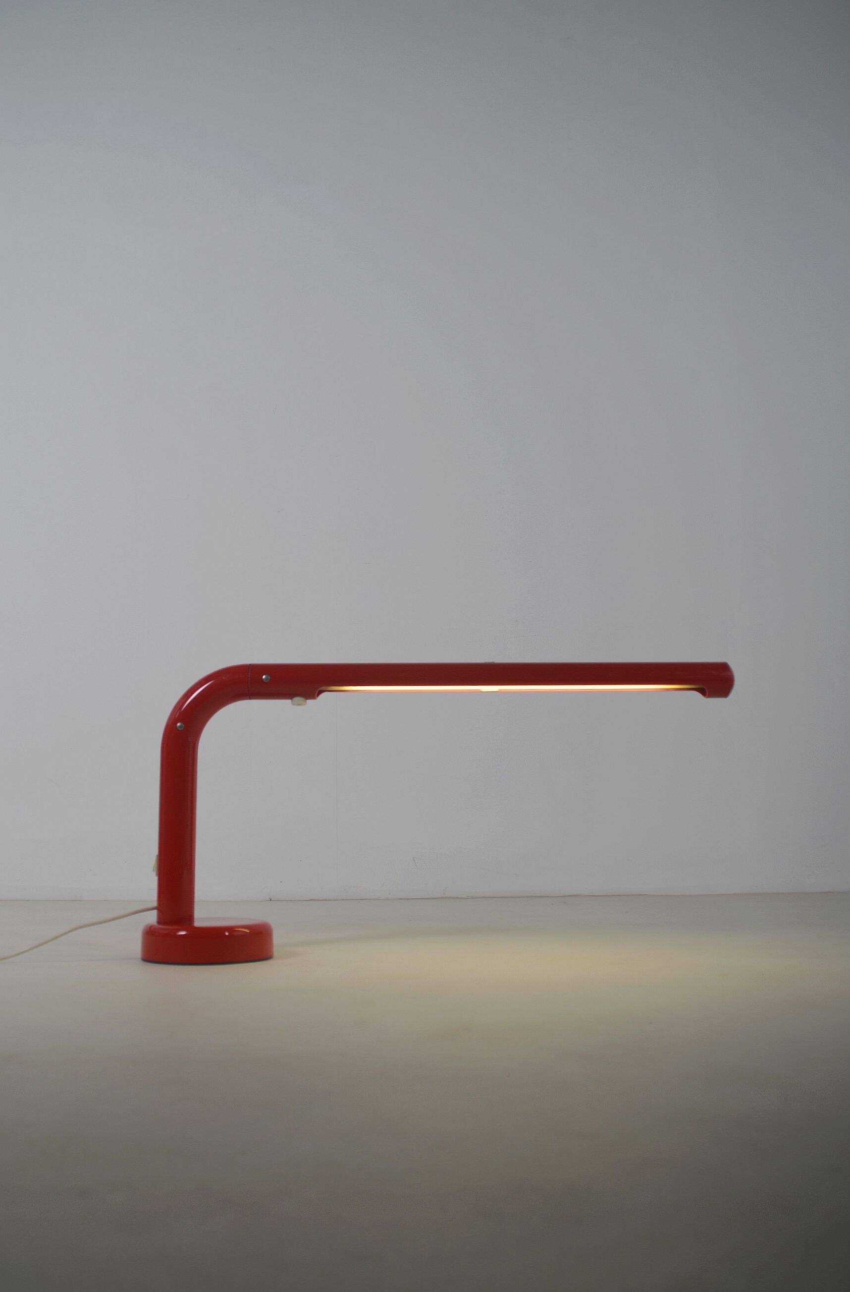 Swedish Tube desk lamp designed by Anders Pehrson for Atelje Lyktan, '70