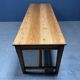 Grande table à draperie en bois antique