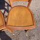 3 bistrot chairs years 60
