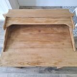 Desk / Dressing table in solid elm from the early 20th century.