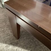 Table basse Italy en bois et verre