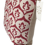 Ottoman cushion cover style ikat beige / garnet - 50 x 50