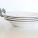 Set of 4 plates caps Stafforshire Alpine Rose