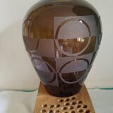 Vintage acid-etched vase