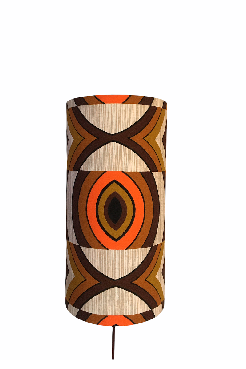 Parly H50 D25 lampshade - fabric 1970's
