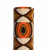 Parly H50 D25 lampshade - fabric 1970's