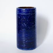 vase rouleau bleu Italie 1960
