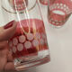4 crystal glasses