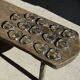 Set of 14 triangular glass ashtrays D13
