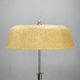 1950s Czechoslovakian Art Deco Chrome Floor Lamp with Handmade Shade