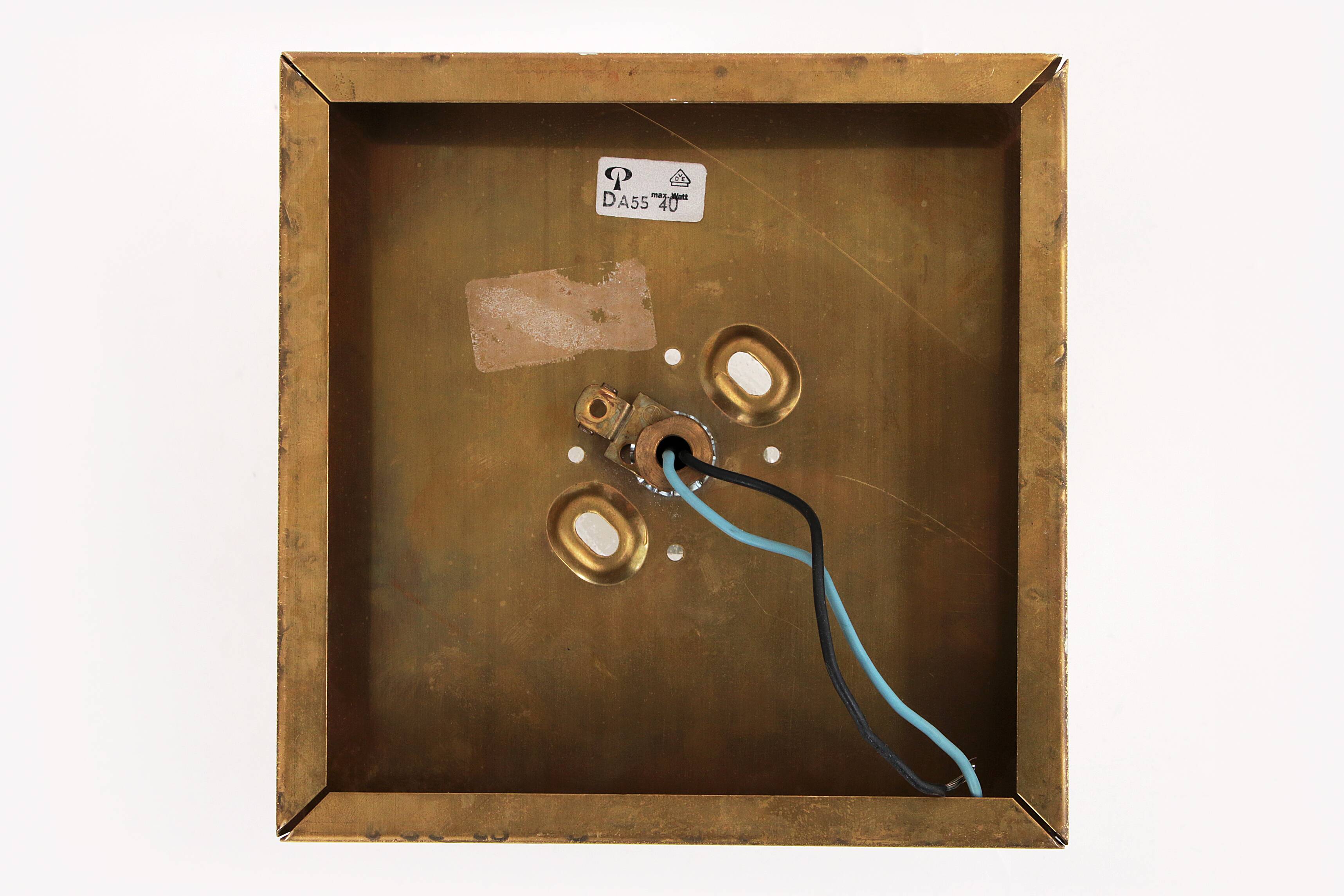 Peill & Putzler Cube Wall Lamp Ice Glass - Vintage Space Design