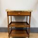 Small mahogany side table in Louis XVI style.