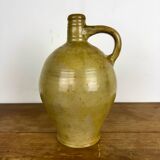 Antique glazed earthenware jug