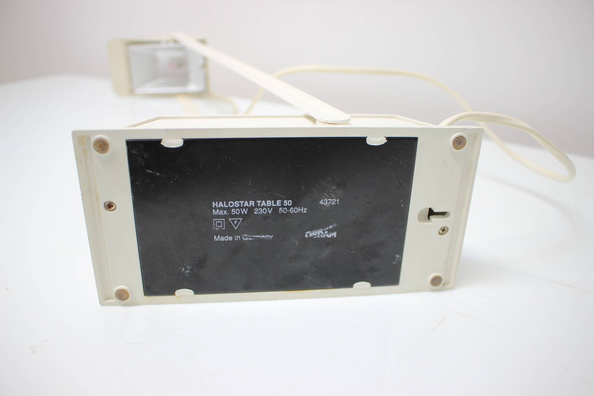 Halostar 50 Table or Wall Lamp by Osram, Germany 1980s