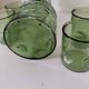 Carafe and matching tumblers in molded glass