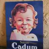 Cadum Soap Perpetual Calendar Plate