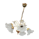 Lustre ceiling lamp design flowers of the 70s