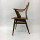 Set of 4 teak plywood dining chairs attributed to Pastoe, 1960s
