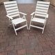 2 chaises transat des années 80