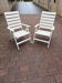 2 chaises transat des années 80