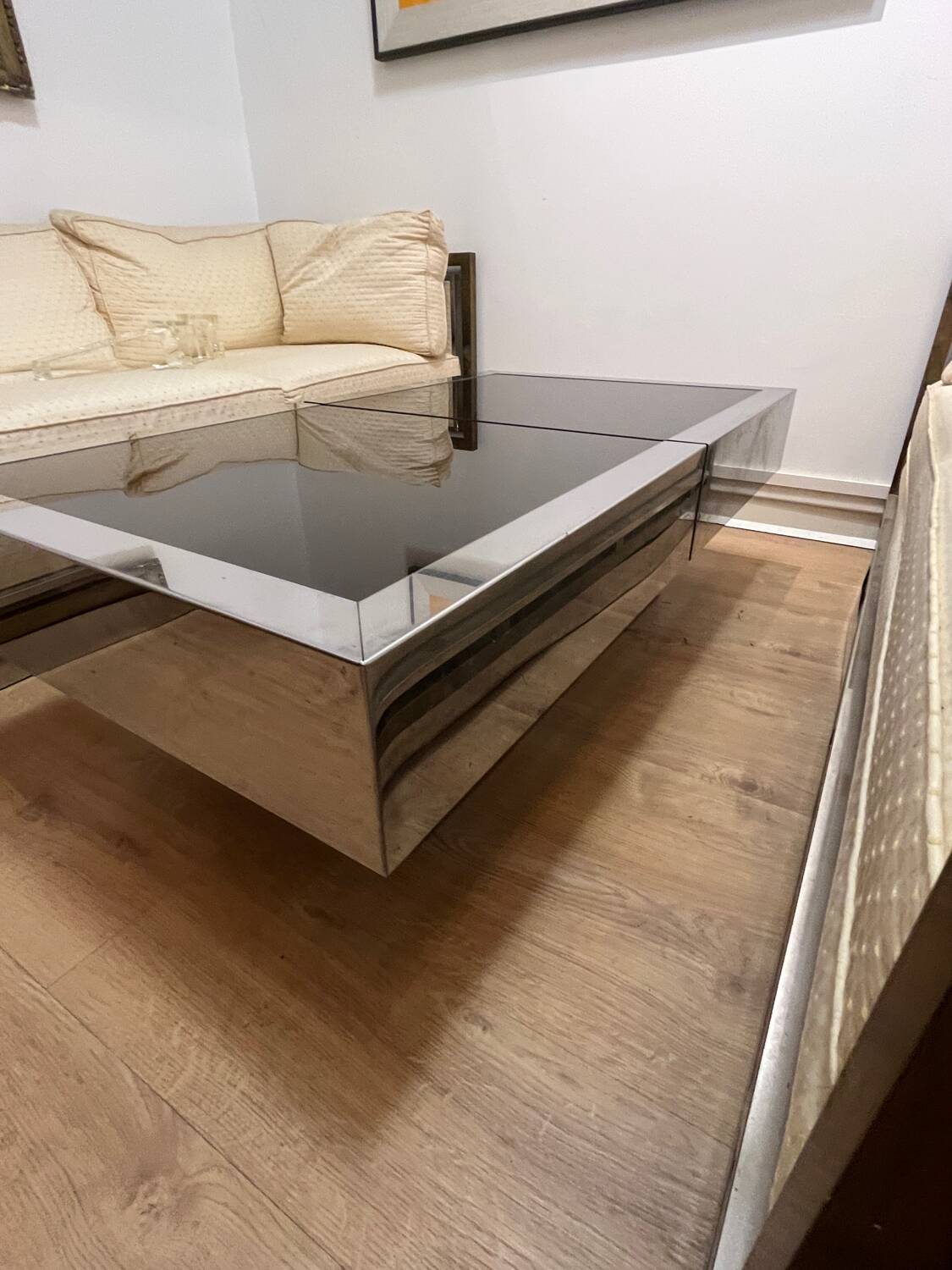 Willy Rizzo style coffee bar table