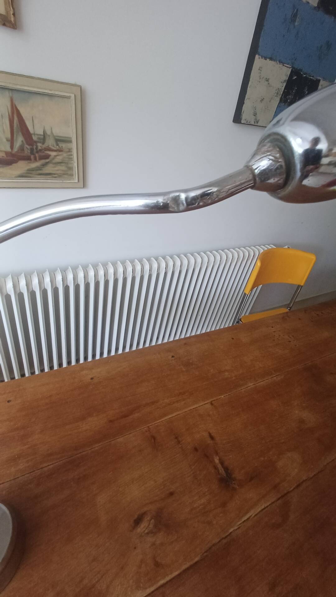 Lampe Jumo en chrome