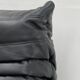 Togo chair and pouffe-black leather attributed to Ducaroy for Ligne Roset.