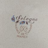 6 dessert plates faïence de St-Amand