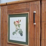 Split bamboo and rattan sideboard 50/60s