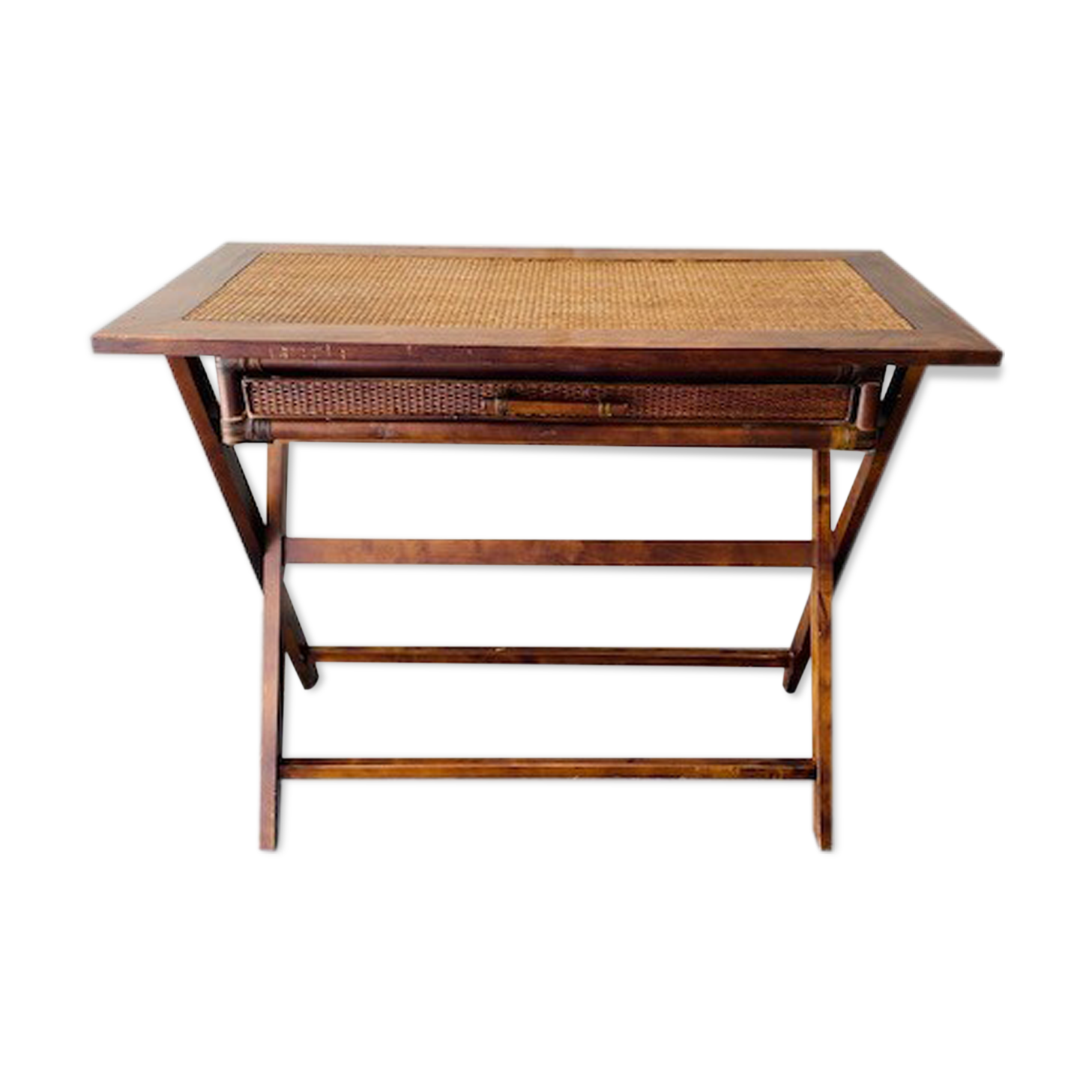 Desk / dressing table on trestle