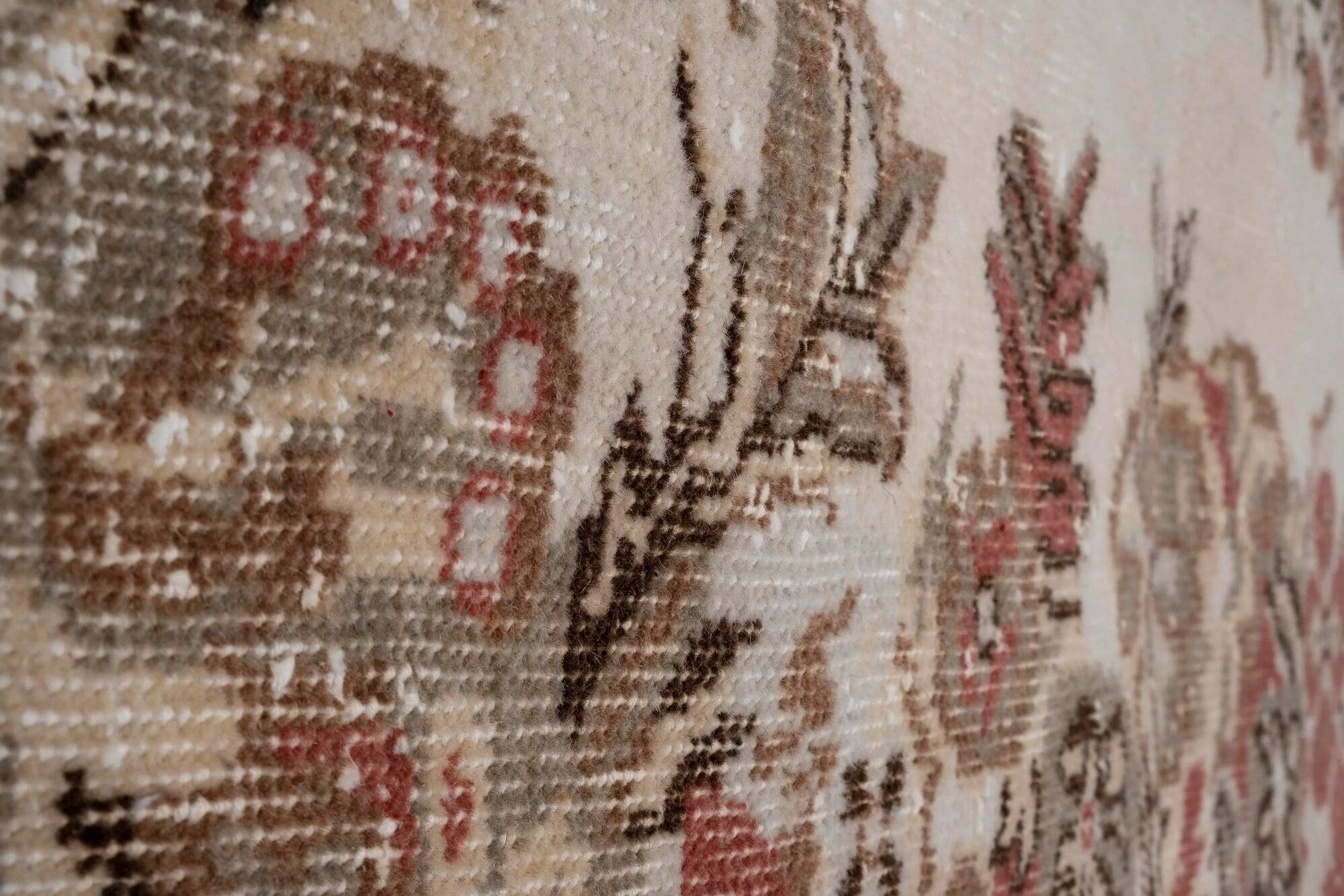 Tapis turc vintage fait main