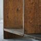 Primitive French shelf from the early 20th century in patinated oak, Wabi Sabi, 1920s.