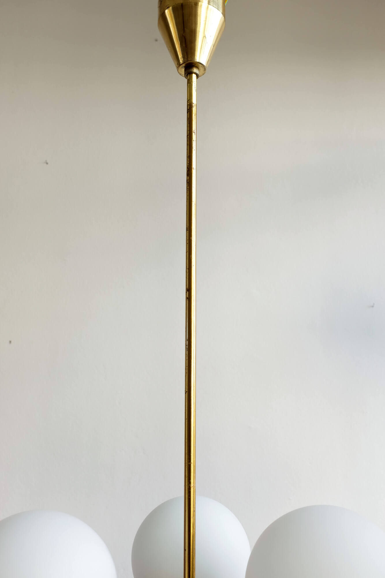 Czechoslovak sputnik chandelier by Kamenický Šenov, 1960s