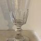7 glasses on foot old glass bubbled and blown 19th century