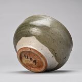 Bowl on pedestal by ceramist Edouard Chapallaz, circa 1970