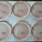 Service poisson Salins les Bains  assiettes plat et saucière