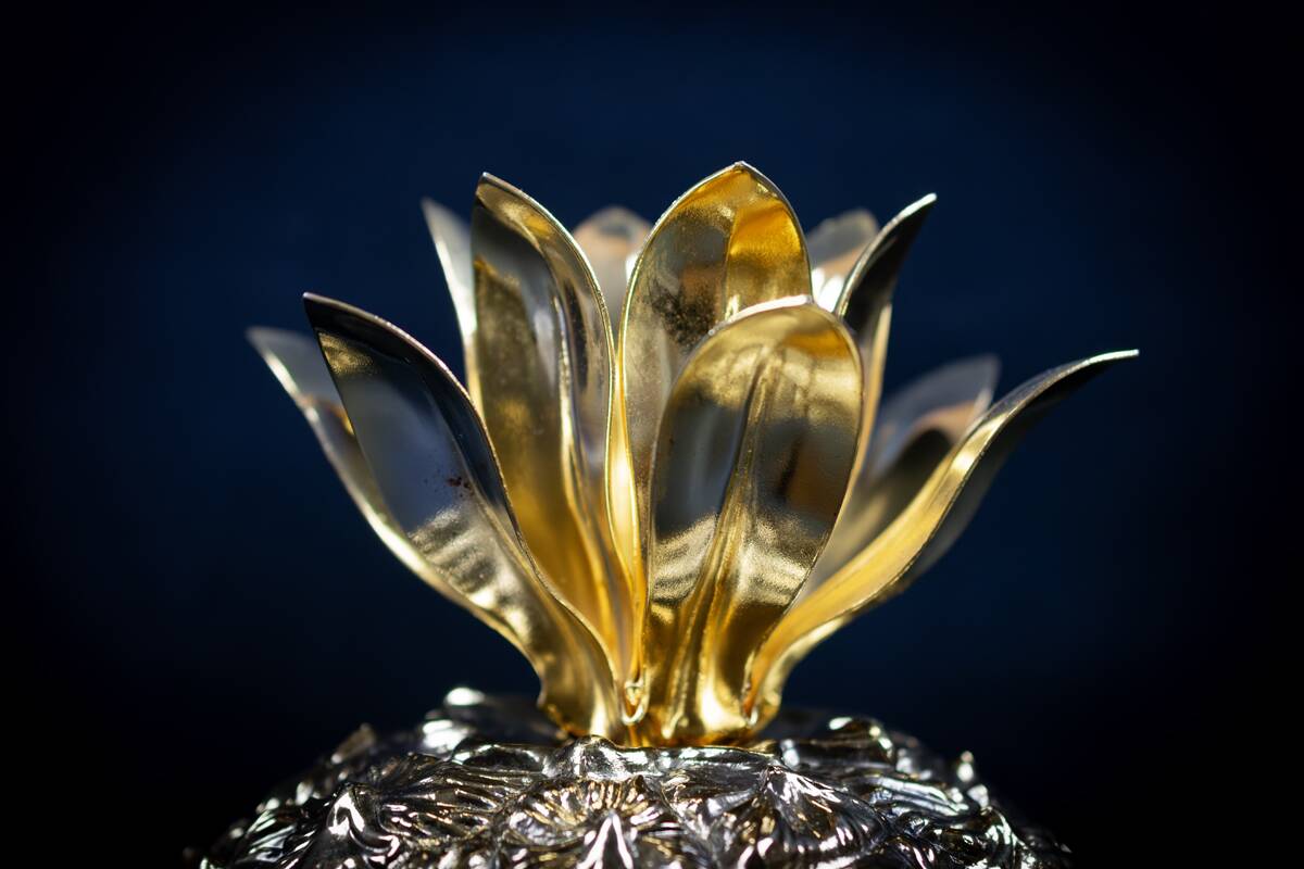 Pineapple-shaped ice bucket by Michel DARTOIS Paris