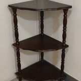 Vintage 3-Tier Corner Shelf