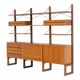 Free standing wall unit by Poul Cadovius for Cado (Denmark, 1960s).