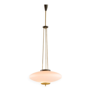 Italian disc lamp in the style of Pietro Chiesa, 1960s